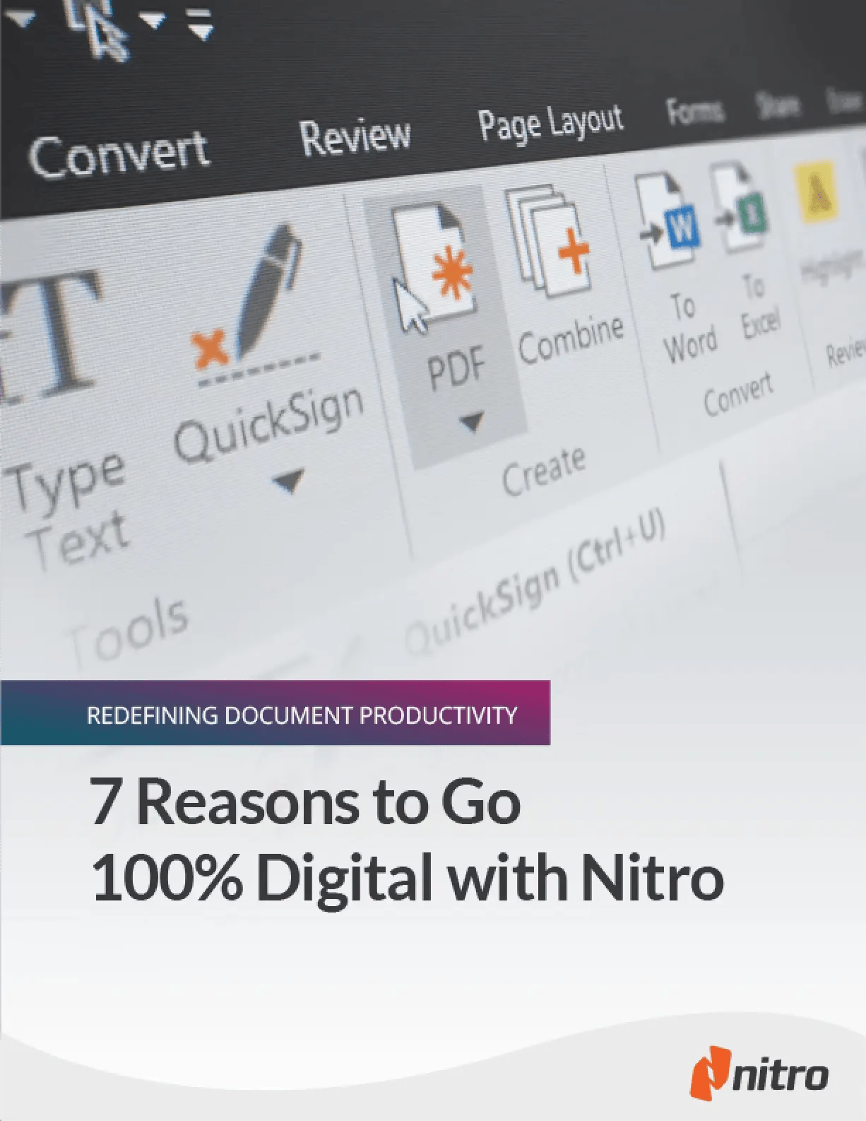 7 Reasons to Go 100_ Digital with Nitro eBook